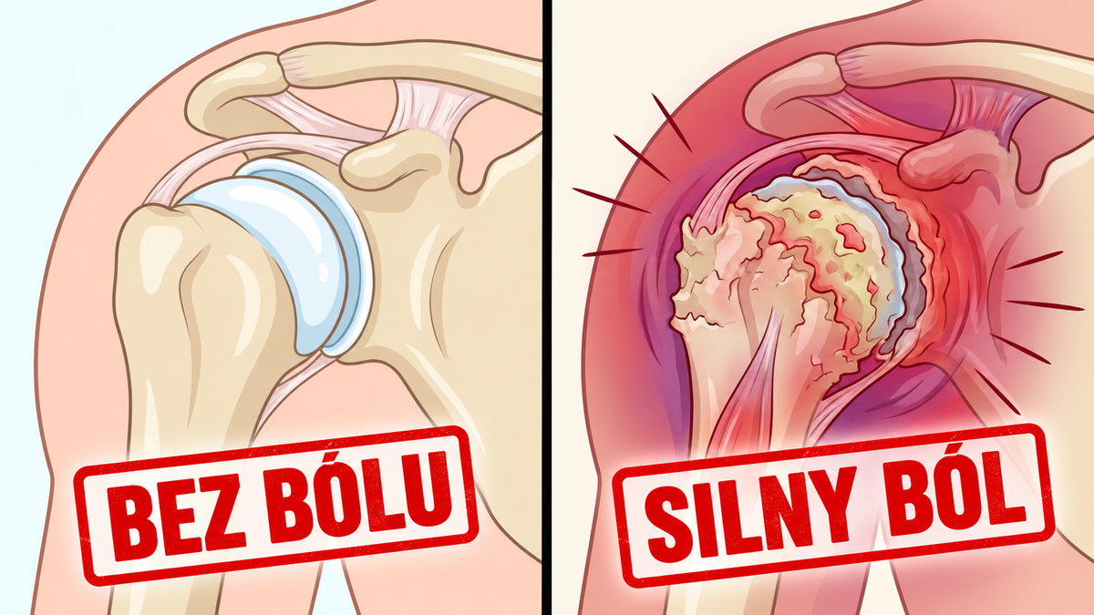 Zero bólu vs silny ból — to samo MRI