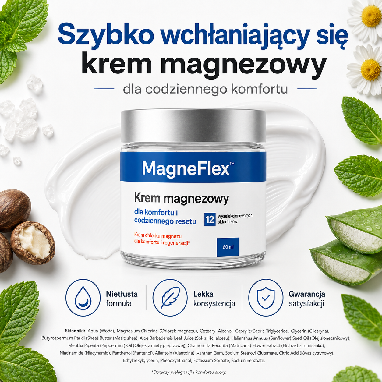MagneFlex - Krem Magnezowy Na Ból