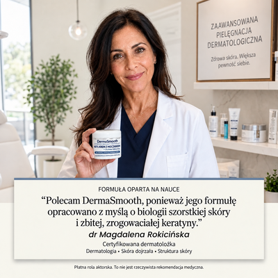 DermaSmooth 40 — Krem keratolityczny z mocznikiem 40% na zrogowacenia i zgrubienia