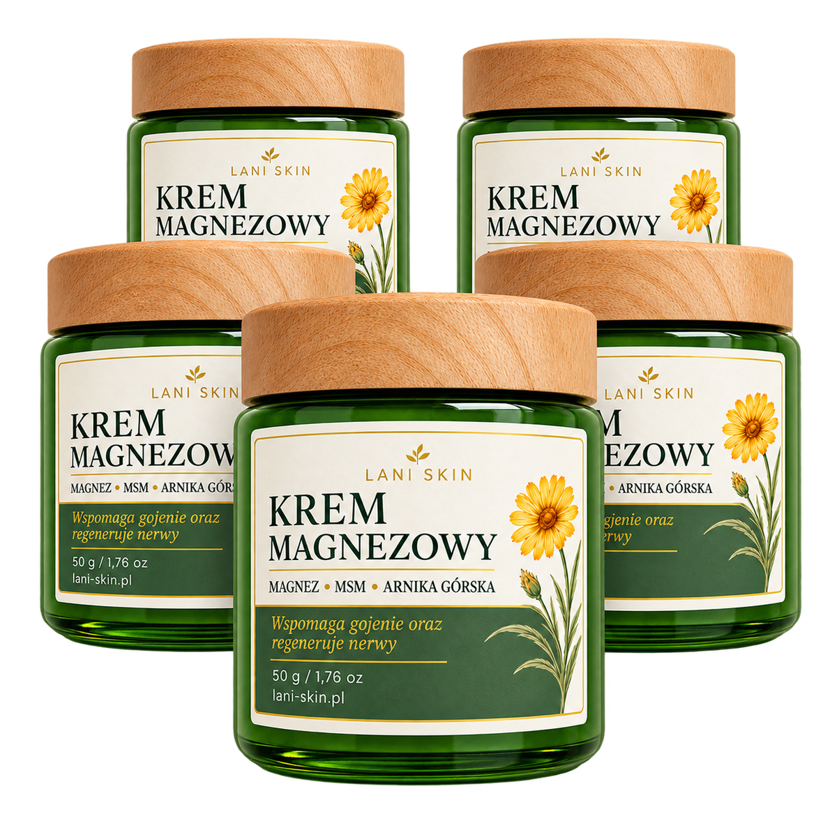ZDJĘCIE 27 — pakiet 5 słoiczków LANI SKIN