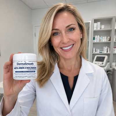 DermaSmooth 40 — Krem keratolityczny z mocznikiem 40% na zrogowacenia i zgrubienia